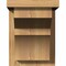 Ekena Millwork Monterey Smooth Corbel w/Backplate, Western Red Cedar, 7 1/2"W x 10"D x 10"H COR08X10X10MON01SWR - alternate 2